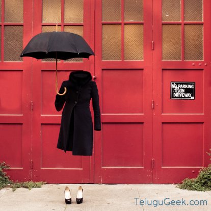 గొడుగు కాని గొడుగు ఈ మాయ గొడుగు – the invisible umbrella