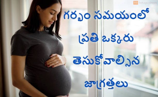 గర్భం సమయంలో ప్రతి ఒక్కరు తెసుకోవాల్సిన జాగ్రత్తలు