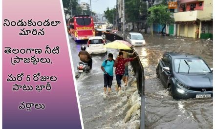 నిండుకుండలా మారిన తెలంగాణ నీటి ప్రాజక్టులు, మరో 5 రోజుల పాటు భారీ వర్షాలు