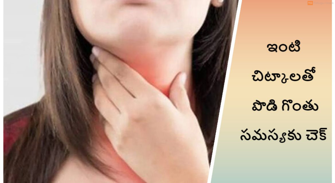 ఇంటి చిట్కాలతో పొడి గొంతు సమస్యకు చెక్