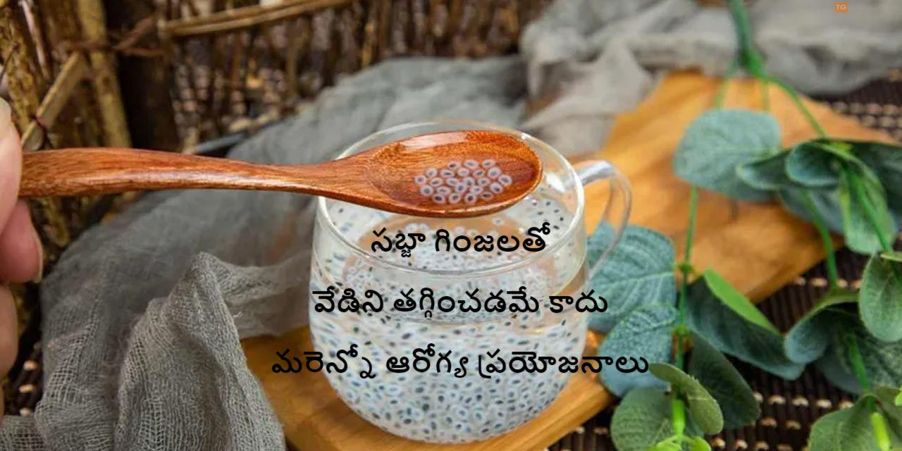 సబ్జా గింజలతో వేడిని తగ్గించడమే కాదు మరెన్నో ఆరోగ్య ప్రయోజనాలు