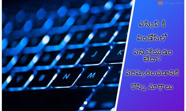 ఎస్కేప్ కీ విండోస్‌లో పని చేయడం లేదా? పరిష్కరించడానికి కొన్ని మార్గాలు